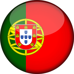 Bandeira de Portugal. Se escolhida ira trocar o idioma para Portugues